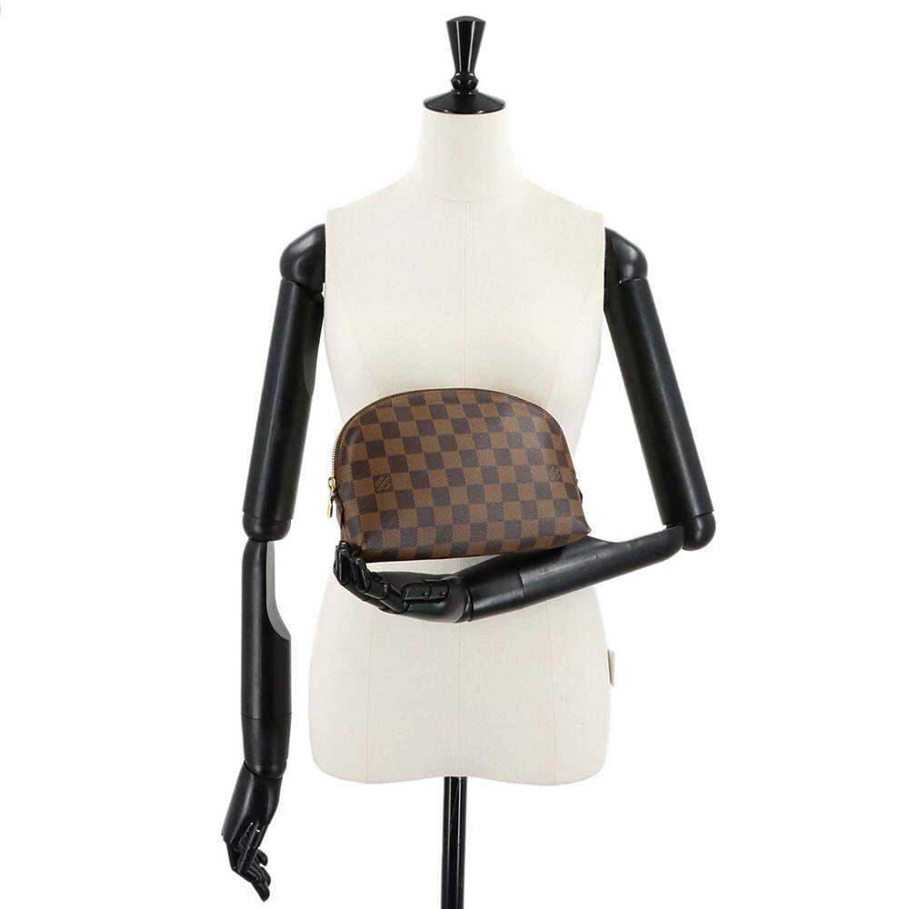 LOUIS VUITTON Brown Damier Pochette Mini Bag - Picture 7 of 7
